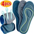 thumbnail image 2 of 4Pcs Memory Foam Orthopedic Insoles for Shoes Antibacterial Deodorization Sweat Absorption Insert Sport Shoes Running Pads Blue-2pcs 41-42, 2 of 6