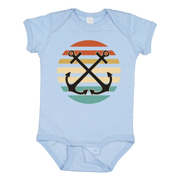 Inktastic Anchor Nautical Sailing Gift Boys or Girls Baby Bodysuit
