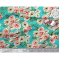 thumbnail image 3 of Soimoi Rayon Fabric Ranunculus with Bunch Floral Fabric Prints by Yard 42 Inch Wide, 3 of 3