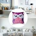thumbnail image 5 of Cute Owl Soft Plush Pillow with Removable Eye Mask Squishy Owl Stuffed Animal Cushion Hugging Stretchy Nap Pillow Christmas Holiday Valentines Birthday Gifts for Toddlers Kids, 5 of 7