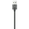thumbnail image 2 of XYST XYS-L10204B Charge and Sync USB to Lightning Braided Cable, 10 ft. (Black), 2 of 5