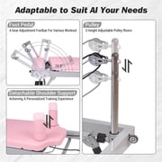 Pilates Reformer,Foldable Pilates Machine & Equipment for Home Use and Gym Workout, Suitable for Advanced and Beginners Users