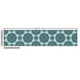thumbnail image 2 of Ambesonne Ethnic Fabric by the Yard Upholstery, Jumble Medallion, 2 Yards, Slate Blue Pale Blue, 2 of 4