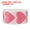Pink, variant on Uxcell Heart Stickers Roll, Stickers for Small Business Paper Self-Adhesive Gift Labels for Gift Wrapping Party Favor Tags Bags Red
