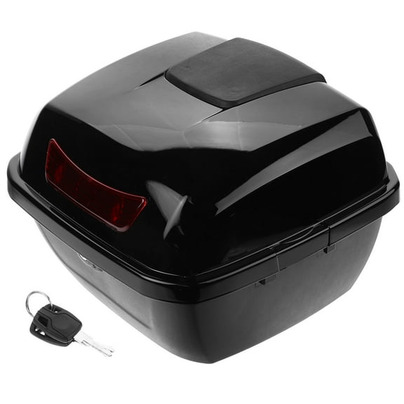 HOMEMAXS Scooter Storage Box Top Box Motorcycle Rear Trunk Motorcycle Top Box Tail Trunk Luggage Storage Case