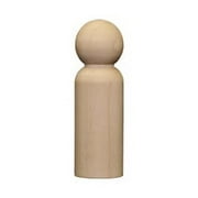 5 Pcs Little People - Man Body 3-9/16" tall x 1-1/8" wide
