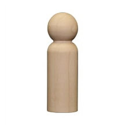 5 Pcs Little People - Man Body 3-9/16" tall x 1-1/8" wide