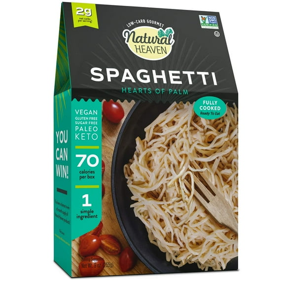 Veggie Pasta Hearts of Palm Noodles by Natural Heaven - Spaghetti Size: One Pack