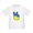 White, variant on CafePress - Ukrainian Flag Peace Sign Ukraine Native H T Shirt - Cute Toddler T-Shirt, 100% Cotton