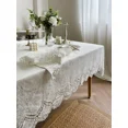 thumbnail image 2 of Embroidery Lace 100% Cotton White Flower Tablecloth for Home Wedding Party Decoration Table Cloth Luxurious Table Cover (lace tablecloth,130x220cm), 2 of 6