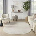 thumbnail image 2 of Nourison Essentials Indoor/Outdoor Ivory Beige 6' x 9'oval Area Rug, (6x9 Oval), 2 of 11