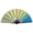 Blue green gradient, variant on Professional 10 Inch Reversible Martial Arts Fan with Frame for Practice