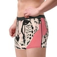 thumbnail image 2 of Pofeuu Pink Cheetah Art Print Men’s Boxer Briefs, Moisture-Wicking Underwear, Regular,Trunk-Medium, 2 of 5