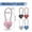 Black, variant on Pink Heart Cable Combination Lock 3 Digit Resettable Cable Padlock Luggage Bike Stroller Cabinet Locker Fence Pet Cage Security Lock 1Ft Steel Cable