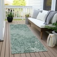 thumbnail image 6 of Addison Rugs Chantille Indoor/Outdoor Transitional Floral Sage Washable Runner Rug, 2'3" x 7'6", 6 of 6