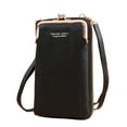 thumbnail image 3 of Crossbody Cell Phone Purse Crossbody Phone Bag Mujeres Niñas con correa ajustable Negro Yuyangstore Monedero del teléfono celular, 3 of 8