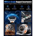 thumbnail image 4 of Smartwatch PODOEIL Military con pantalla HD de 1,7 pulgadas y batería de 1000 mAh, 4 of 9