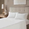 thumbnail image 5 of Madison Park King Size 12 Piece Jacquard Comforter Set with Bed Sheets Khaki,Bed in a Bag,All Season Bed Set,Cozy and Lightweight, 5 of 10