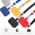 thumbnail image 4 of EIMELI Mobile Phone Lanyard Neck Strap Adjustable  Hanging Smartphone Keys Camera Rope Portable Walking Removable Black, 4 of 4