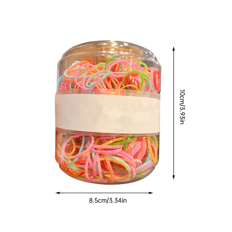  Boarunch 288 Pcs Elastic Hair Rubber Bands for Girls, 24  Colors Cotton Seamless Hair Bands with 4 Hair Styling Tools, Elastic Hair  Ties Colorful Mini Rubber Bands Hair Accessories for