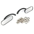 thumbnail image 3 of Motorcycle Rearview Mirror, Motorcycle Accessories Mini Rear View Mirror Motorcycle Mirror With Aluminum And Glass Material For Reduce Blind Areas, 3 of 8