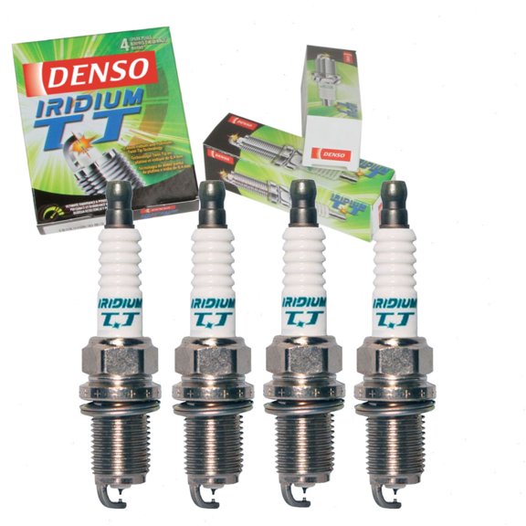 4 pc DENSO Iridium TT Spark Plugs compatible with Toyota Matrix 1.8L 2.4L L4 2003-2013