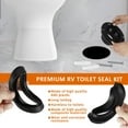 thumbnail image 6 of Tcwhniev 385345892, Black Rubber Toilet Seal Kit, for RV, 6 of 11
