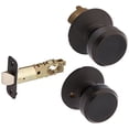 thumbnail image 1 of Schlage F10-BWE Ensemble de Poignées de Porte de Passage de F-Series, Noir Mat, 1 of 5