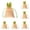 F, variant on 6PC Bunny Easter Decoration Gift Bags Easter Party Favor Reusable Burlap Goodie Rabbit Drawstring Treat Bag for Some Bunny is One Easter Kids Baby Shower Garden Tea Party Supplies