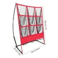 thumbnail image 2 of Baseball Training Net, Indoor and Outdoor Baseball Practice Net, Baseball Throwing Net Placed In The Home, Backyard, Field, 2 of 21