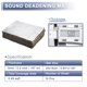 thumbnail image 2 of Ofertas Únicas 10 piezas 197mil 5mm 0.49sqft Almohadilla de Sonido para Automóvil de Aluminio para Capó, Guardabarros y Cubierta de Motor de Barco 9.84"x7.09", 2 of 7