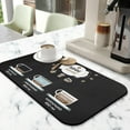 thumbnail image 2 of Multifunctional Coffee Bar Fun Mat 19.5x12in - Super Absorbent, Anti-Slip, Hides Stains, Ideal for Countertops, Fits Perfectly Under Coffee Machines and as a Dish Drying Mat in the Kitchen, 2 of 7
