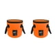 thumbnail image 4 of Naiovety Cubo de agua plegable de PVC, lavabo, viaje, Camping, pesca, canotaje, organizador reutilizable, accesorios de contenedor Type6 NO6 Naiovety CBP233980, 4 of 5