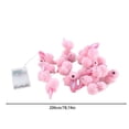 thumbnail image 3 of ZHMRFG 118.1In Easter Bunny String Light Pink Plastic Bunny & Carrot Shape Ambient Glow Sturdy Reusable No Wire Decor Party Favors For Terrace Balcony Camping Family Party Easter Holiday Decoration, 3 of 9