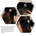 thumbnail image 4 of Pince à Cheveux Nœud Papillon pour Femmes Pince à Cheveux Fleur Perle Barrette pour Filles, 4 of 9