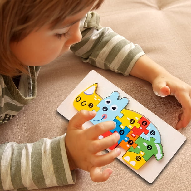 Rompecabezas 3D Mejora la coordinación de los ojos de la mano Forma Juguetes de aprendizaje Paquete de 7 para niños
