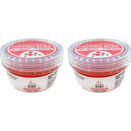 Soeos 550g popping,  peach, pack of 2