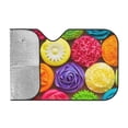 thumbnail image 2 of Bingfone Brightly Colored Cupcakes Car Windshield Sunshade,Sun Foldable Sun Shield Sun Visor For Car - Small, 2 of 8