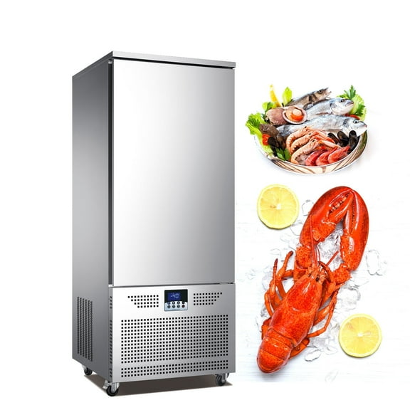 Kolice Commercial Heavy Duty 15 Trays Bakery Shock Freezing Blast Chiller & Freezer, Chest Freezer, Frozen Dough Blast Freezer, Freezer Cabinets-Lowest Temperature -40°F(-40°C)