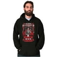 thumbnail image 3 of Retired Firefighter Proud Volunteer Men's Big & Tall Graphic Hoodie Brisco Brands 2X, 3 of 5