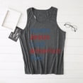 thumbnail image 4 of Trendfront Womens Patriotic Crewneck Tank Top Racerback Sleeveless Loves Jesus And America Too Graphic Print Casual Summer Top, 4 of 4