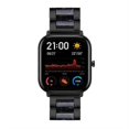 thumbnail image 2 of Bracelet de Remplacement pour Montre Intelligente Pebble 2 Compatible pour Pebble Time Round/Pebble, Acier Inoxydable + Résine, Noir, 2 of 5