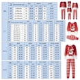 thumbnail image 3 of Gunia Matching Pajamas For Family Red Deer Print Long Sleeve Crewneck With Velvet Suit Dad Loungewear Nightwear For Christmas Holiday Party, 3 of 3