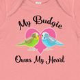 thumbnail image 4 of Inktastic Budgie Parakeet Budgerigar Pet Girls Baby Bodysuit, 4 of 5