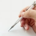 thumbnail image 3 of Presione el lápiz automático para romper la mina. Lápiz móvil transparente pintado a mano de 0,5/0,3/0,7/0,9 mm para estudiantes, 3 of 6