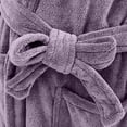 thumbnail image 5 of Ynynloco Robes for Women - Super Bathrobe Soft Cozy Fleece Womens V Neck Kimono Robe Plush Long Bathrobe, 5 of 8