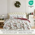 thumbnail image 2 of Southshore Fine Living, Inc. Christmas Bedding, Queen Quilt Set with 2 Shams, White Christmas Theme, 2 of 8