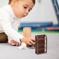 thumbnail image 5 of Jiibva 1:12 Dollhouse Miniature Storage Rack 4 Tier Shelves Storage Shelf Doll House Furniture Decor, 5 of 7