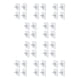 thumbnail image 2 of Bewildely 4pcs Self-adhesive Hook Bathroom Kitchen Indoor Storage Transparent Wall-mounted Clothes Holders Duty Heavy Hanger Accessory Normal/6*6cm 10Conjunto, 2 of 6