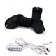 thumbnail image 1 of Botas de invierno de color sólido con calefacción por USB de tres velocidades y temporizador, zapatos eléctricos con calefacción extraíbles y lavables, calefacción por USB, color negro, 1 of 4